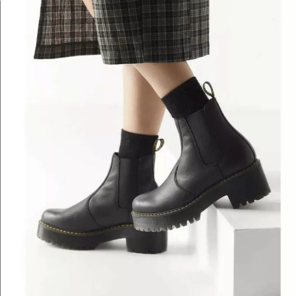 New Dr Martens Rometty Black Boots Size 7 - Picture 1 of 15